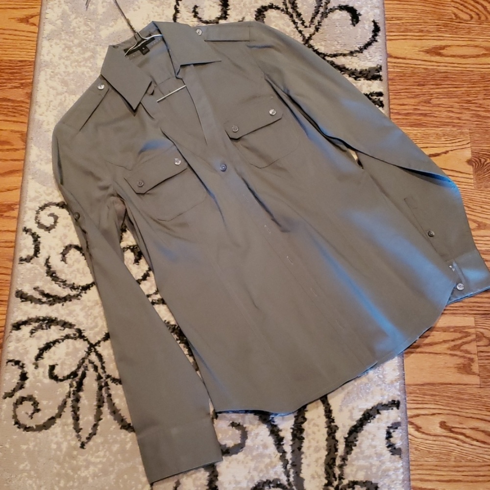 Express Button Down Top